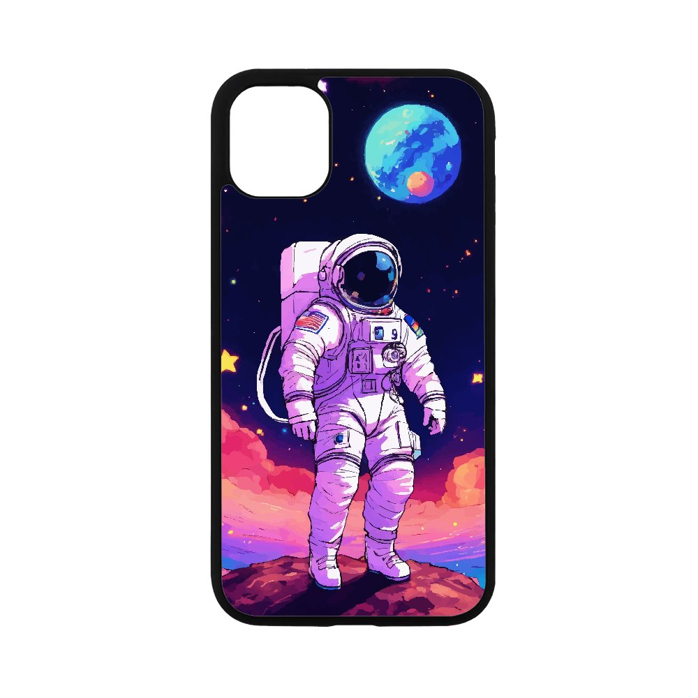 تصویر شماره ۱ محصول قاب گوشی آیفون طرح فضانورد